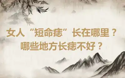 女人“短命痣”长在哪里？哪些地方长痣不好？